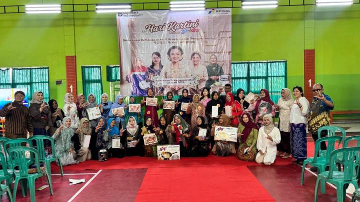 Ajak Warga Berkebaya, PGN Lampung Sosialisasi Gas Bumi di Sukamenanti Baru